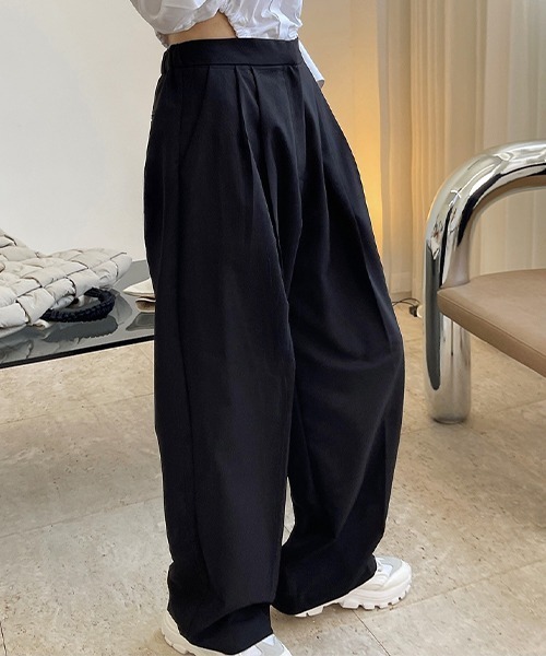 chuclla(チュクラ)の「カットアウト ワイドパンツ chw21a039(スラックス・レディース・グレー/ブラック・L/M/S)」の16枚目の写真
