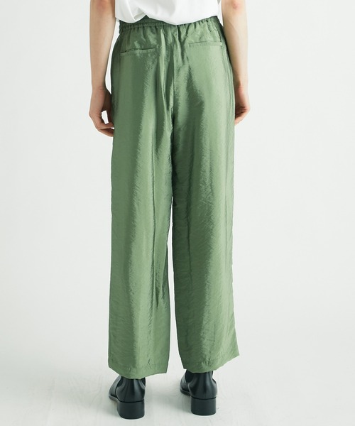 MR.GENTLEMAN（ミスタージェントルマン）の「SATIN LOUNGE PANT（その他パンツ・メンズ・ブラック/ベージュ/ダークグリーン・MEDIUM/SMALL）」の19枚目の写真