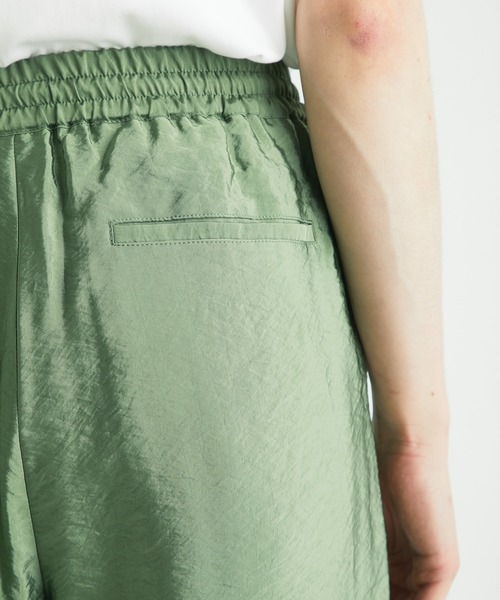 MR.GENTLEMAN（ミスタージェントルマン）の「SATIN LOUNGE PANT（その他パンツ・メンズ・ブラック/ベージュ/ダークグリーン・MEDIUM/SMALL）」の15枚目の写真