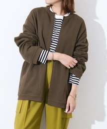 スウェットオーバーカーディガン◆