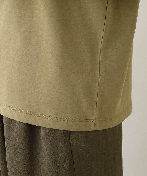 DRESKIP（ドレスキップ）の「◆重ねフリル袖Tシャツ（Tシャツ/カットソー・レディース・カーキ/パープル系/ライトグレー/ブラック・02/03/04）」の10枚目の写真