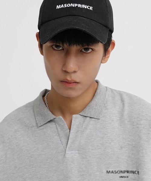 MASONPRINCE(メイソンプリンス)の「【MASONPRINCE】Oversized long sleeve polo shirt PL3002(ポロシャツ・メンズ・グレー/ブラック/ベージュ・L/S/M)」の6枚目の写真