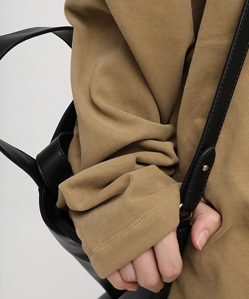 MASONPRINCE(メイソンプリンス)の「【MASONPRINCE】Oversized long sleeve polo shirt PL3002(ポロシャツ・メンズ・グレー/ブラック/ベージュ・L/S/M)」の18枚目の写真