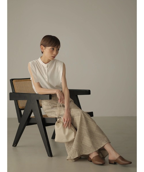 rem closet（レムクローゼット）の「wrap mule（パンプス・レディース・ダークブラウン/モカ・S/XS）」の3枚目の写真