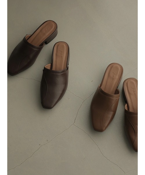 rem closet（レムクローゼット）の「wrap mule（パンプス・レディース・ダークブラウン/モカ・S/XS）」の12枚目の写真