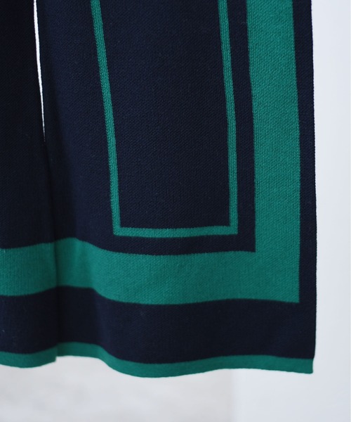 Eimee Law（エイミーロウ）の「トリミングリラックスニットPT（その他パンツ・レディース・ブラック/モカ/ネイビー・38）」の6枚目の写真