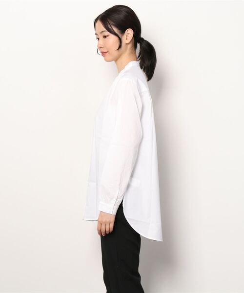 GAP（ギャップ）の「ポプリンシャツ（シャツ/ブラウス・レディース・ホワイト/レッド系その他/ブラック・S/XS/M/L/XXS）」の9枚目の写真