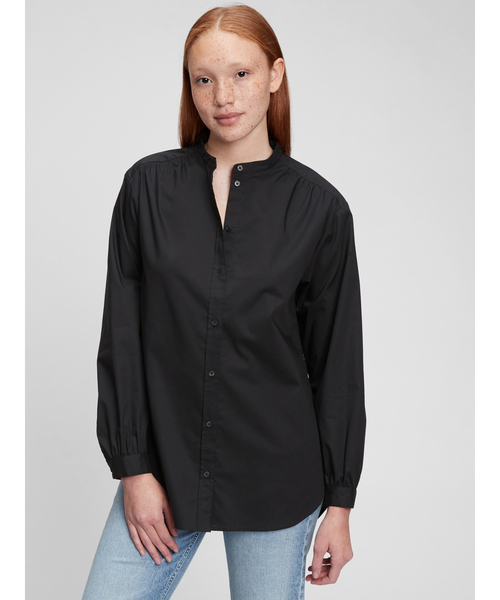 GAP（ギャップ）の「ポプリンシャツ（シャツ/ブラウス・レディース・ホワイト/レッド系その他/ブラック・S/XS/M/L/XXS）」の11枚目の写真