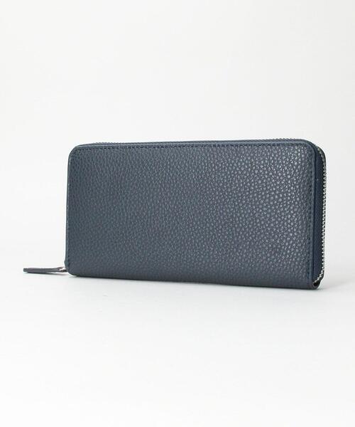green label relaxing（グリーンレーベルリラクシング）の「＜green label relaxing＞シボ フェイクレザー2 カラー ロング ウォレット（財布・メンズ・ネイビー/ブラック・FREE）」の7枚目の写真