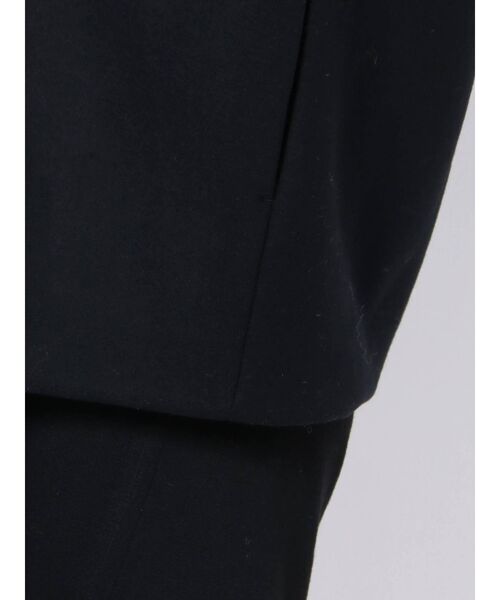 ELENDEEK（エレンディーク）の「フォルムショートウールコート（ノーカラーコート・レディース・ブラック/カーキ/ベージュ・FREE）」の21枚目の写真