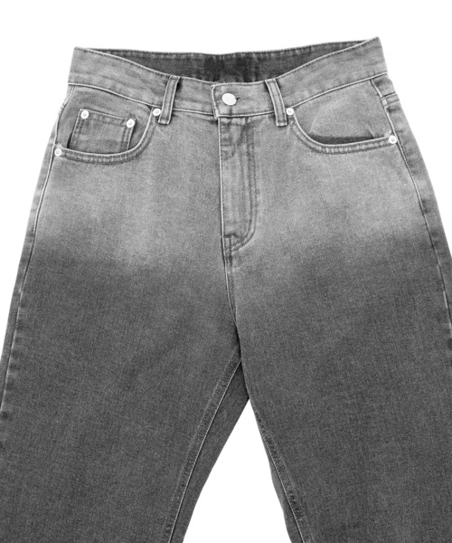 Figments（フィグメンツ）の「グラデーションデニムパンツ（デニムパンツ・レディース・ブラック・MEDIUM/SMALL）」の2枚目の写真