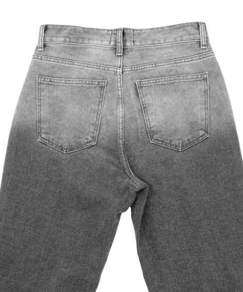 Figments（フィグメンツ）の「グラデーションデニムパンツ（デニムパンツ・レディース・ブラック・MEDIUM/SMALL）」の8枚目の写真