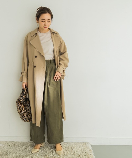 URBAN RESEARCH（アーバンリサーチ）の「ワイドミリタリーパンツ（その他パンツ・レディース・カーキ/ベージュ・36/38）」の17枚目の写真