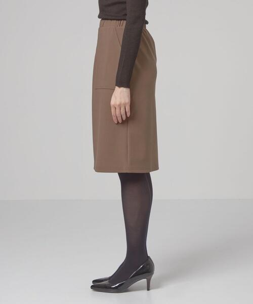 closet story(クローゼットストーリー)の「<closet story(クローゼットストーリー)>ポケット タイトスカート(スカート・レディース・ブラック/ブラウン・FREE)」の4枚目の写真