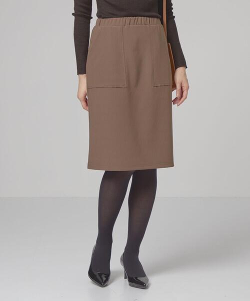 closet story(クローゼットストーリー)の「<closet story(クローゼットストーリー)>ポケット タイトスカート(スカート・レディース・ブラック/ブラウン・FREE)」の10枚目の写真