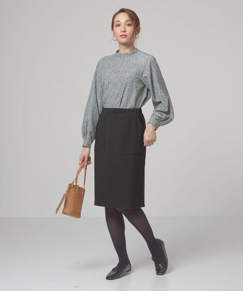 closet story(クローゼットストーリー)の「<closet story(クローゼットストーリー)>ポケット タイトスカート(スカート・レディース・ブラック/ブラウン・FREE)」の7枚目の写真