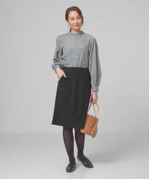 closet story(クローゼットストーリー)の「<closet story(クローゼットストーリー)>ポケット タイトスカート(スカート・レディース・ブラック/ブラウン・FREE)」の14枚目の写真