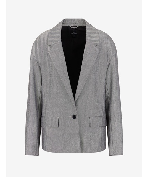 【Emporio Armani 】グレー ヘリンボーン テーラードジャケット ARMANI EXCHANGE（アルマーニエクスチェンジ）の「【A|X