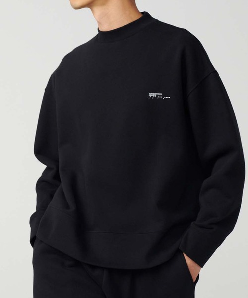 STUDIO NICHOLSON（スタジオニコルソン）の「【STUDIO NICHOLSON】 FLEECEBACK JERSEY SUNSPEL SWEATSHIRT（スウェット・メンズ・ブラック/オフホワイト・X-LARGE/LARGE/MEDIUM）」の7枚目の写真