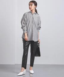 INCOTEX | ＜INCOTEX（インコテックス）＞TERESA フェイクレザー パンツ(その他パンツ)