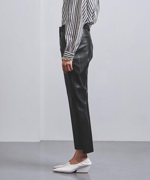 INCOTEX（インコテックス）の「＜INCOTEX（インコテックス）＞TERESA フェイクレザー パンツ（その他パンツ・レディース・ブラック・40/38/42）」の10枚目の写真