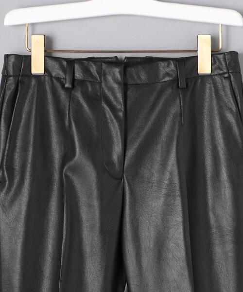 INCOTEX（インコテックス）の「＜INCOTEX（インコテックス）＞TERESA フェイクレザー パンツ（その他パンツ・レディース・ブラック・40/38/42）」の3枚目の写真