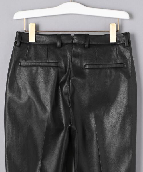 INCOTEX（インコテックス）の「＜INCOTEX（インコテックス）＞TERESA フェイクレザー パンツ（その他パンツ・レディース・ブラック・40/38/42）」の4枚目の写真