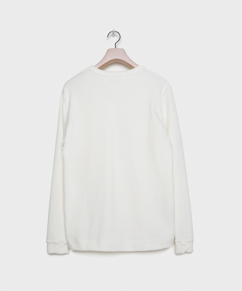 VANQUISH（ヴァンキッシュ）の「VANQUISH / ヴァンキッシュ プレミアム ベロア Vネック 長袖 Tシャツ（Tシャツ/カットソー・メンズ・グレー/ホワイト/ブラック・MEDIUM/LARGE/SMALL）」の4枚目の写真