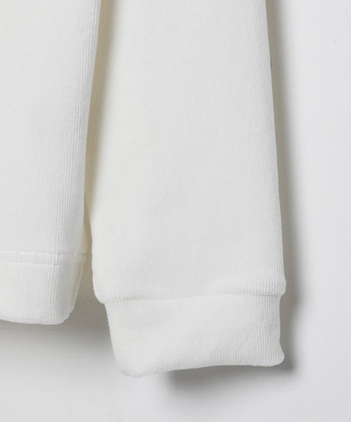 VANQUISH（ヴァンキッシュ）の「VANQUISH / ヴァンキッシュ プレミアム ベロア Vネック 長袖 Tシャツ（Tシャツ/カットソー・メンズ・グレー/ホワイト/ブラック・MEDIUM/LARGE/SMALL）」の6枚目の写真