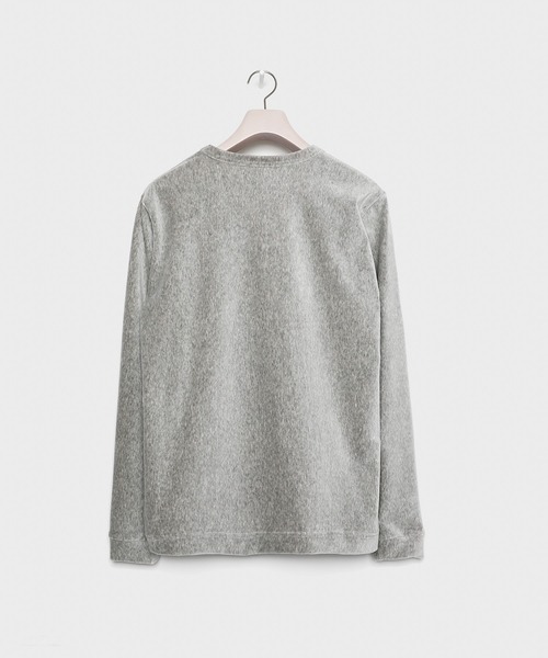 VANQUISH（ヴァンキッシュ）の「VANQUISH / ヴァンキッシュ プレミアム ベロア Vネック 長袖 Tシャツ（Tシャツ/カットソー・メンズ・グレー/ホワイト/ブラック・MEDIUM/LARGE/SMALL）」の12枚目の写真