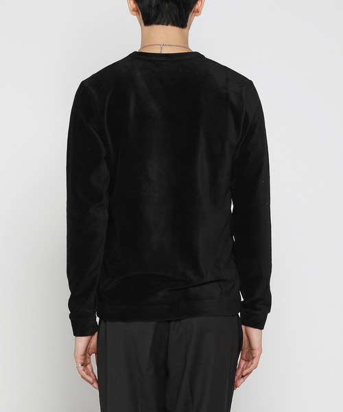 VANQUISH（ヴァンキッシュ）の「VANQUISH / ヴァンキッシュ プレミアム ベロア Vネック 長袖 Tシャツ（Tシャツ/カットソー・メンズ・グレー/ホワイト/ブラック・MEDIUM/LARGE/SMALL）」の20枚目の写真