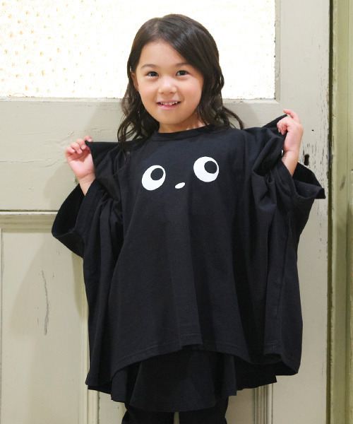 b・ROOM（ビールーム）の「【ハロウィン】アソートハロウィンTシャツ（Tシャツ/カットソー・キッズ・ブラック/オフホワイト/オレンジ・S/M）」の2枚目の写真