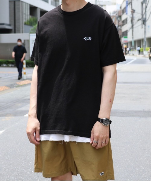 PENNEYS(ぺニーズ)の「PENNEY'S / ペニーズ FOX RELAX FIT SS TEEフォックスリラックスフィットSS T-シャツオーバーサイズユニセックス(Tシャツ/カットソー・メンズ・ホワイト/ブラック/チャコールグレー/ネイビー系/グリーン系/クリーム/サックスブルー系/ライトグレー系・MEDIUM/LARGE)」の9枚目の写真
