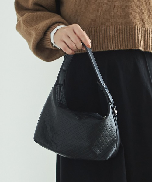 Edit Sheen（エディットシーン）の「バックデザインクロップドニット（ニット/セーター・レディース・モカ/キャメル/アイボリー/ネイビー・MEDIUM）」の12枚目の写真