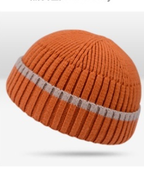 MGV（エムジーヴィー）の「ラインリブロールワッチニットキャップ（ニットキャップ/ビーニー・メンズ・ブルー/グレー/ブラック/ブラウン/オレンジ・FREE）」の19枚目の写真
