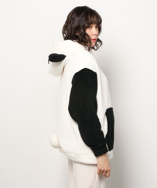 WEGO（ウィゴー）の「WEGO/パンダパーカー（ルームウェア/パジャマ・レディース・ブラック・FREE）」の18枚目の写真