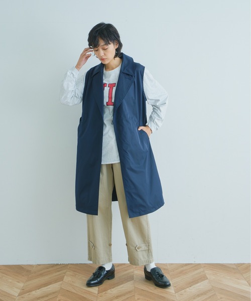 kha:ki（カーキ）の「「KHA:KI / カーキ」ミリタリーカーゴパンツ"TWO POCKET TROUSERS"（カーゴパンツ・レディース・カーキ/ベージュ・1/2）」の13枚目の写真