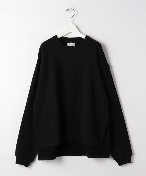 lownn(ローン)の「<LOWNN> SPLIT CN/スウェット(スウェット・メンズ・ブラック/ベージュ・46/48)」の2枚目の写真