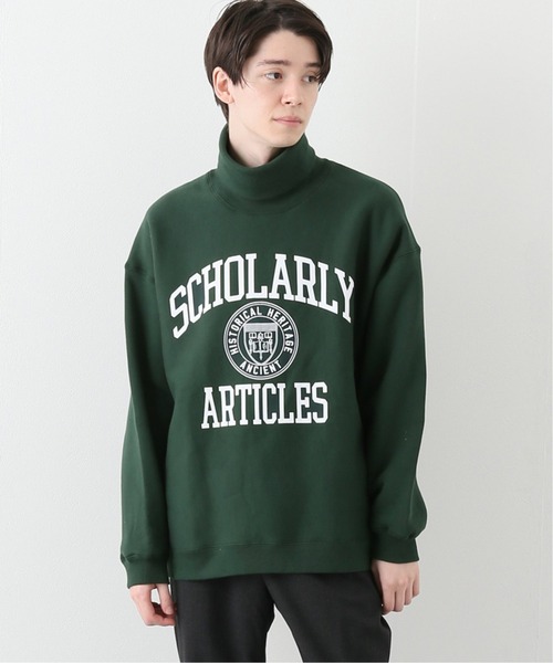 B.C STOCK（ベーセーストック）の「[WC]HEAVY WEIGHT COLLEGE TURTLE（スウェット・メンズ・ホワイト/グリーン・MEDIUM/LARGE）」の2枚目の写真