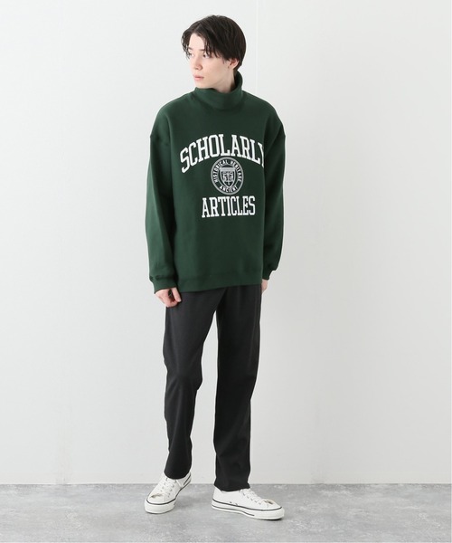 B.C STOCK（ベーセーストック）の「[WC]HEAVY WEIGHT COLLEGE TURTLE（スウェット・メンズ・ホワイト/グリーン・MEDIUM/LARGE）」の7枚目の写真