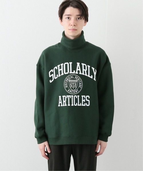 B.C STOCK（ベーセーストック）の「[WC]HEAVY WEIGHT COLLEGE TURTLE（スウェット・メンズ・ホワイト/グリーン・MEDIUM/LARGE）」の3枚目の写真