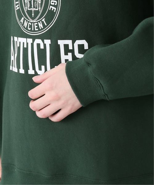 B.C STOCK（ベーセーストック）の「[WC]HEAVY WEIGHT COLLEGE TURTLE（スウェット・メンズ・ホワイト/グリーン・MEDIUM/LARGE）」の11枚目の写真