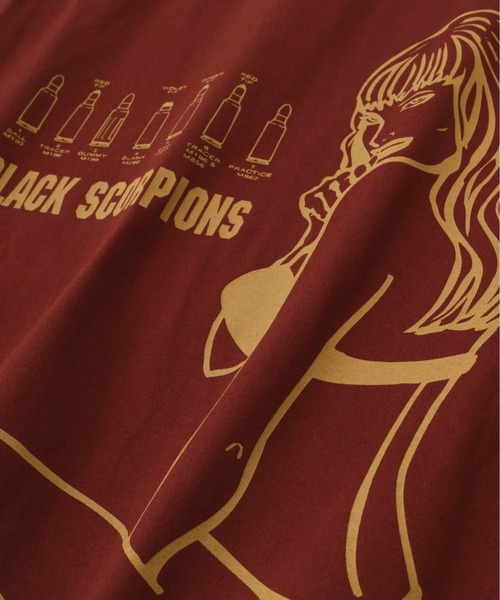 AVIREX（アヴィレックス）の「【WEB＆DEPOT限定】ブラックスコーピオンズ 長袖 Tシャツ / BLACK SCORPIONS LONG SLEEVE T-SHIRT / アヴィレックス / AVIREX（Tシャツ/カットソー・メンズ・ホワイト/ブラック/その他/オリーブ系3・M/L/XL/2XL）」の17枚目の写真