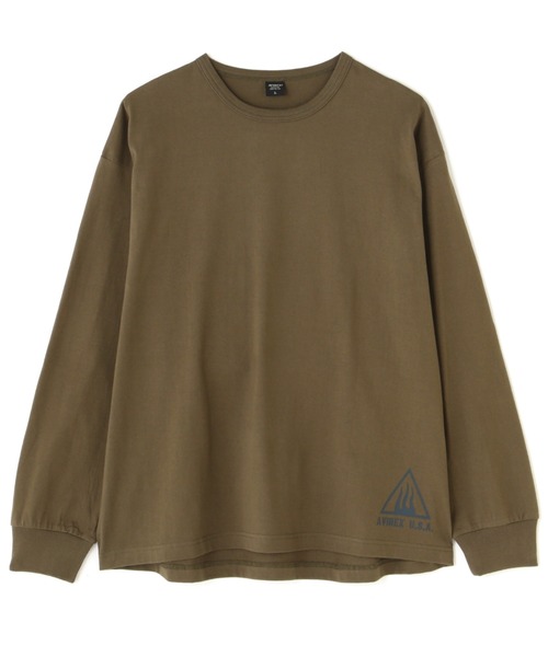 AVIREX（アヴィレックス）の「【WEB＆DEPOT限定】ブラックスコーピオンズ 長袖 Tシャツ / BLACK SCORPIONS LONG SLEEVE T-SHIRT / アヴィレックス / AVIREX（Tシャツ/カットソー・メンズ・ホワイト/ブラック/その他/オリーブ系3・M/L/XL/2XL）」の5枚目の写真