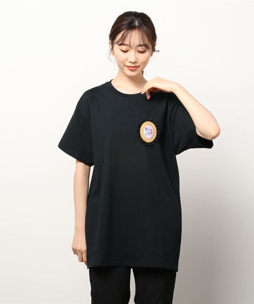 MILK(ミルク)の「Kiki&Lala レースワッペン TEE(Tシャツ/カットソー・レディース・A/B・FREE)」の2枚目の写真