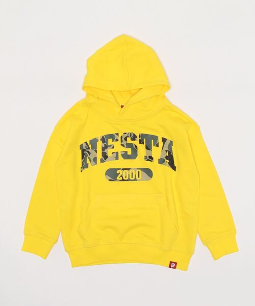 NESTA BRAND(ネスタブランド)の「NESTA KIDS(ネスタキッズ) / カモフラカレッジロゴパーカー(パーカー・キッズ・グレー/イエロー・150/130/140/120)」の16枚目の写真