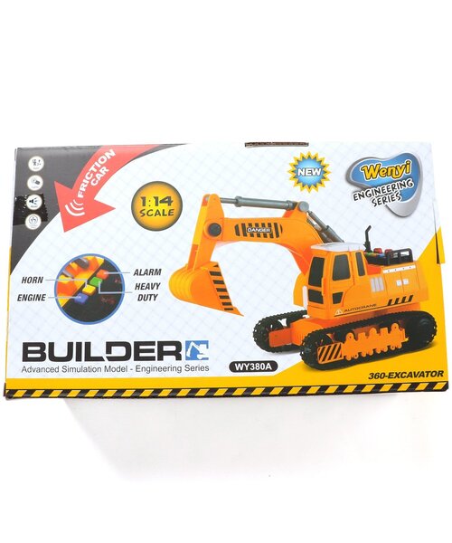 セール】【F.O.TOYBOX】 ショベルカー(四つのボタン・ライト音楽