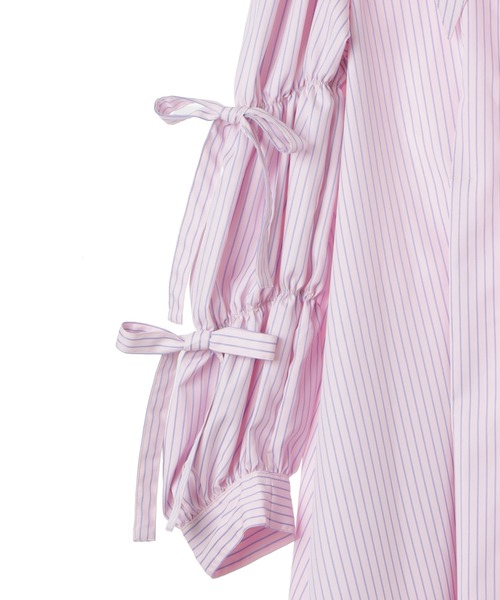 Candy Stripper（キャンディストリッパー）の「STRIPE SOCIETY SHIRT ワンピース（シャツワンピース・レディース・ピンク/グリーン/ブルー・2）」の15枚目の写真
