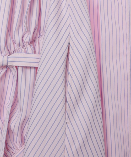Candy Stripper（キャンディストリッパー）の「STRIPE SOCIETY SHIRT ワンピース（シャツワンピース・レディース・ピンク/グリーン/ブルー・2）」の19枚目の写真