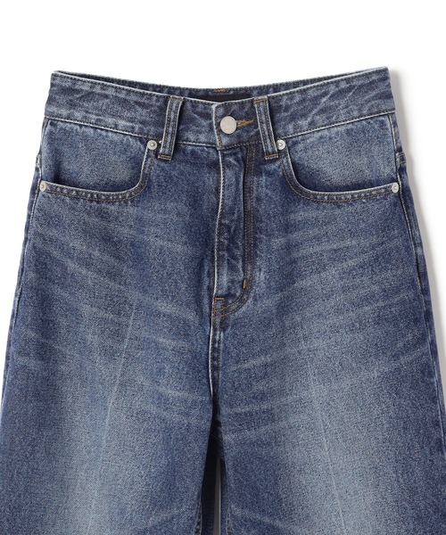 N.O.R.C（ノーク）の「デニムストレートワイドパンツ（デニムパンツ・レディース・ライトインディゴブルー/インディゴブルー・24/26）」の21枚目の写真